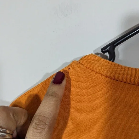 Ramble & Company Stick Together Mustard Graphic Sweatshirt Women Size M - Picture 7 of 8